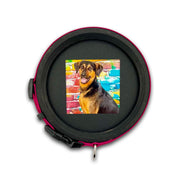 Black Stained Wood Frame | Halo Pet Frame and Collar Display (Limited Edition Handmade Wood) - Whisker&Fang